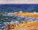 Antibes Canvas Paintings - The Sea in Antibes